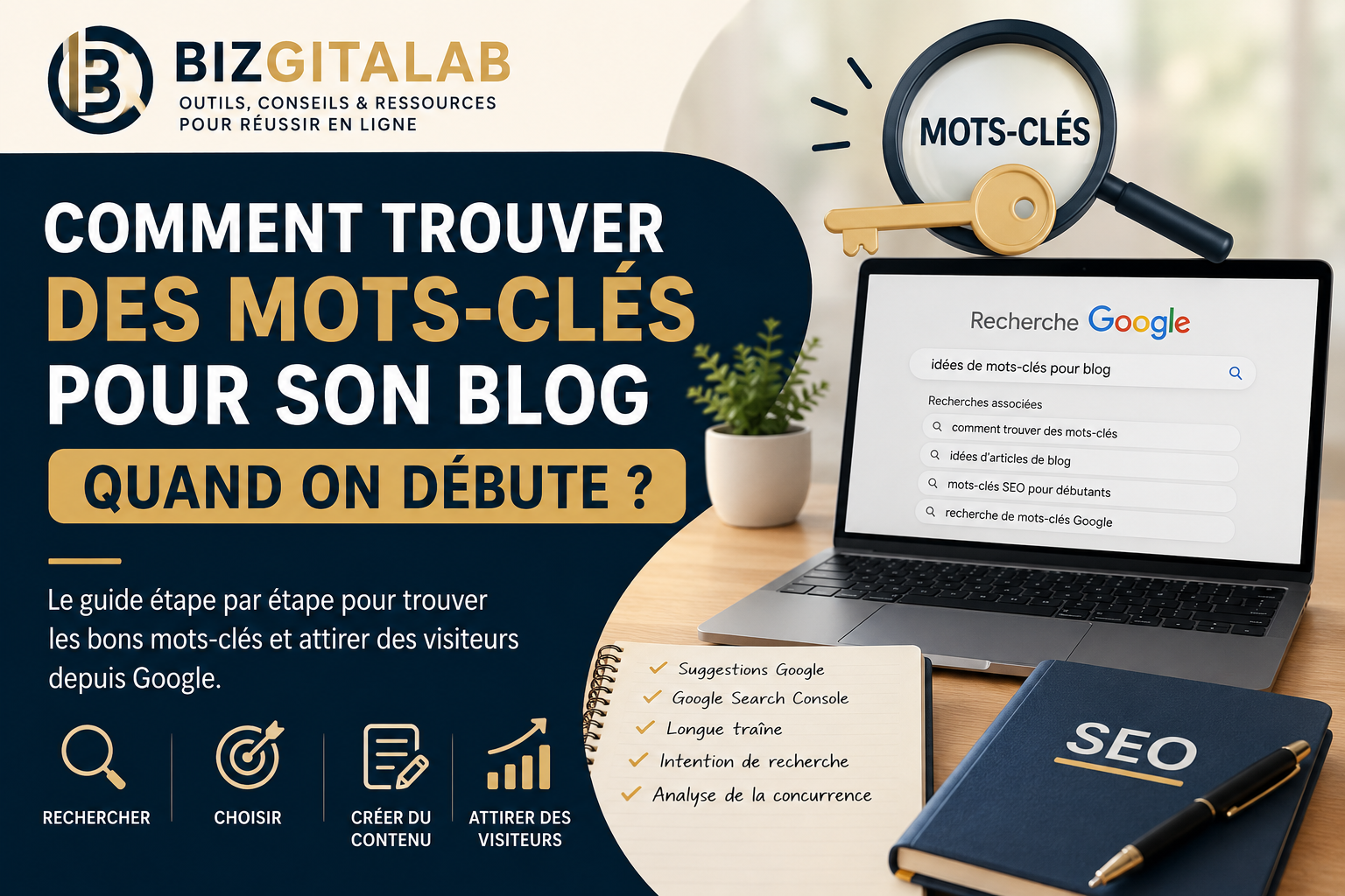 Comment trouver des mots-clés pour son blog quand on débute ?