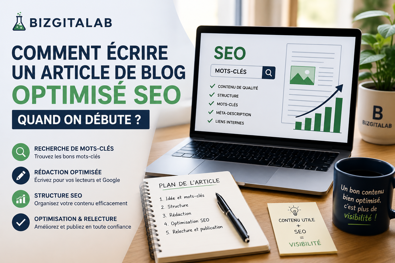 Comment écrire un article de blog optimisé SEO quand on débute ?