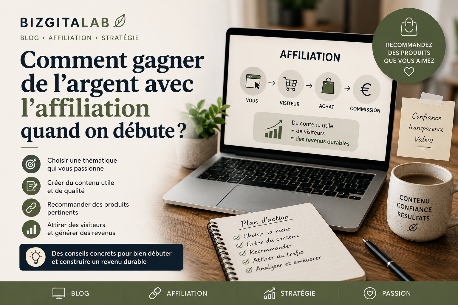 Comment gagner de l’argent avec l’affiliation quand on débute ?