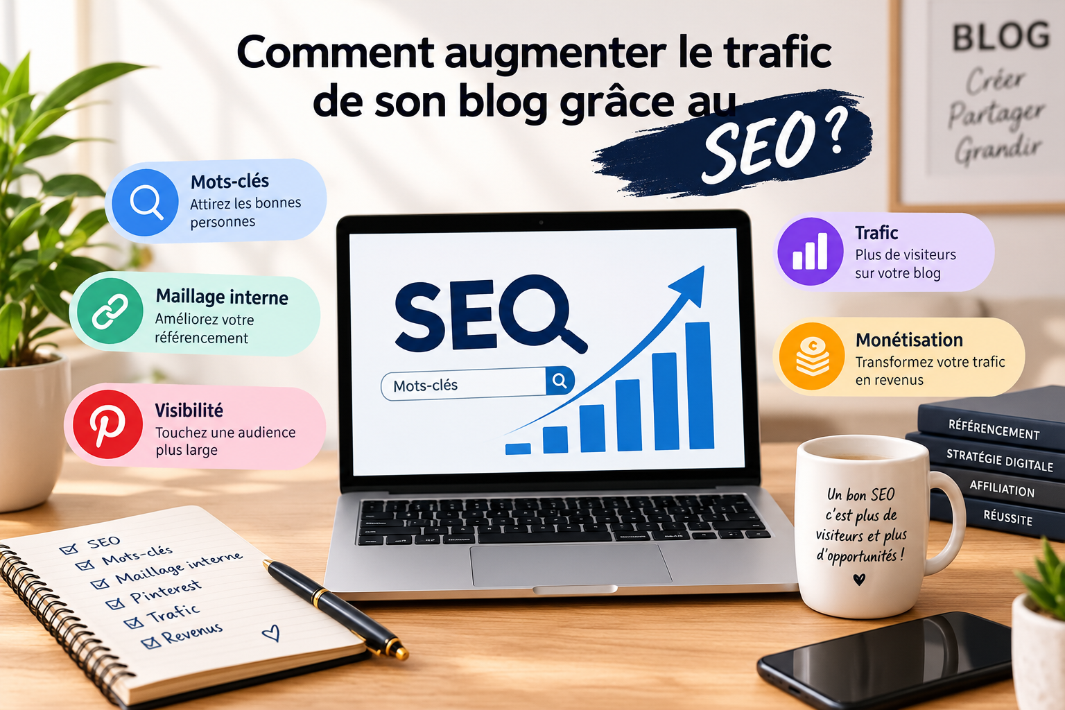 Comment augmenter le trafic de son blog grâce au SEO ?