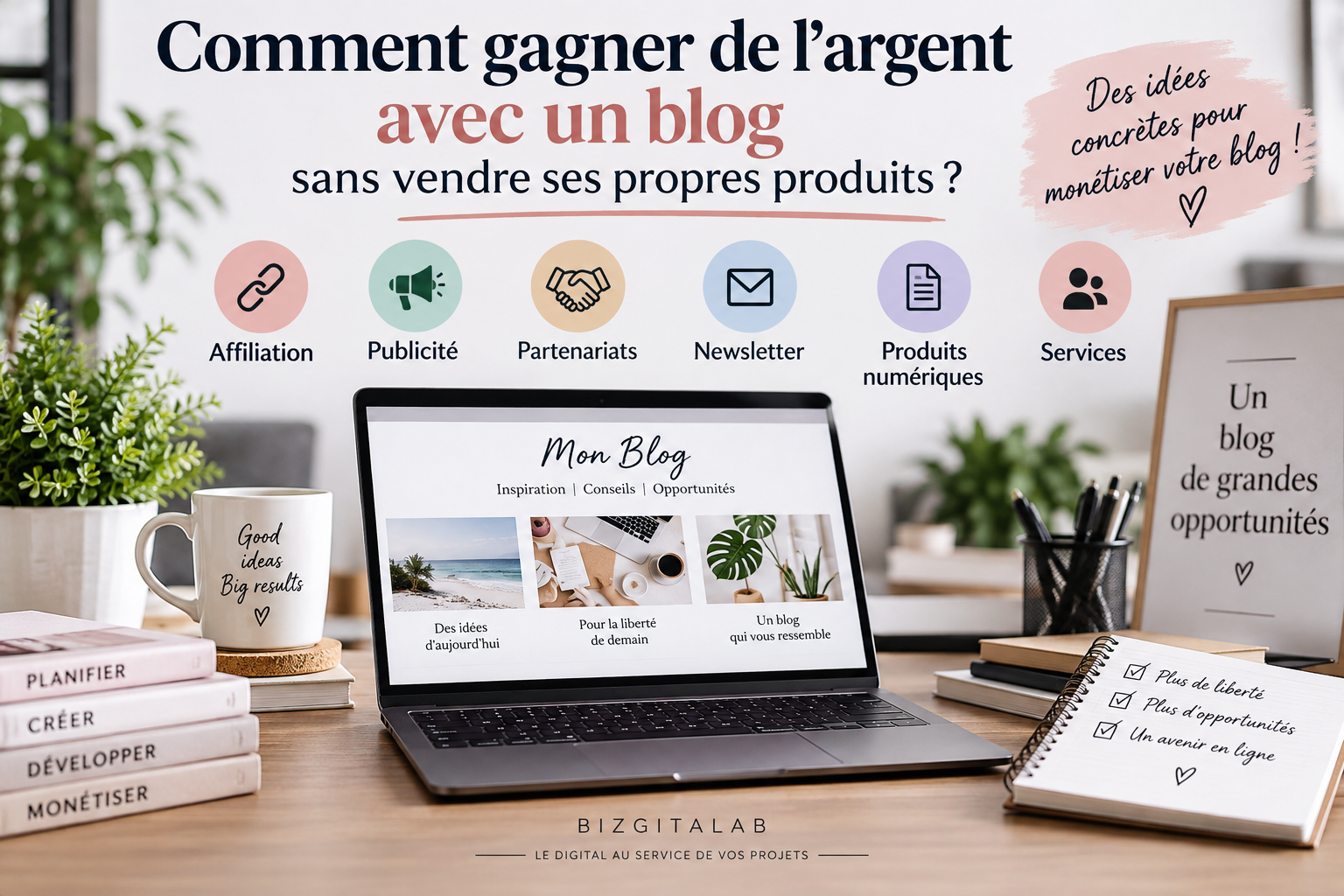 Comment gagner de l’argent avec un blog sans vendre ses propres produits ?